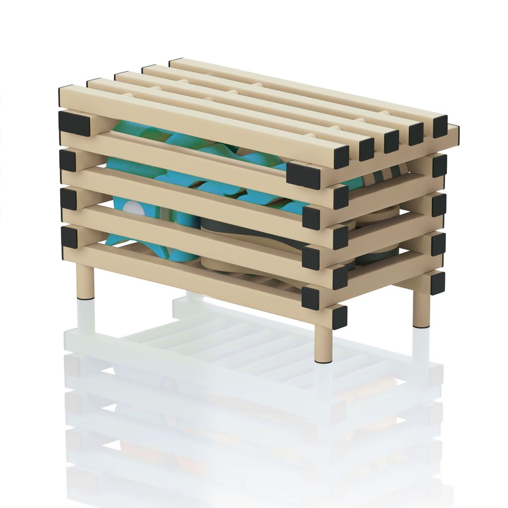 VENDIPLAS BENCH WITH STORAGE BOX