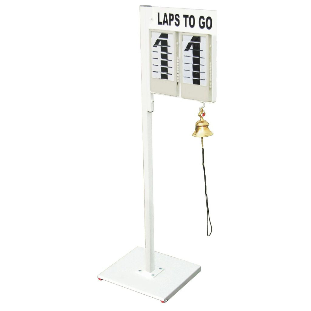 LAP COUNTING STAND AND BELL