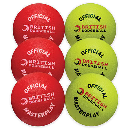 OFFICIAL BRITISH DODGEBALL MASTERPLAY FOAM DODGEBALL