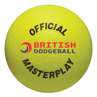 OFFICIAL BRITISH DODGEBALL MASTERPLAY FOAM DODGEBALL