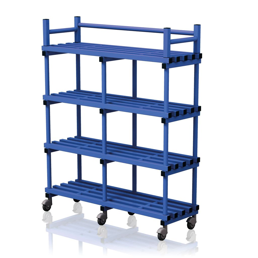 VENDIPLAS MOBILE SHELVING UNIT