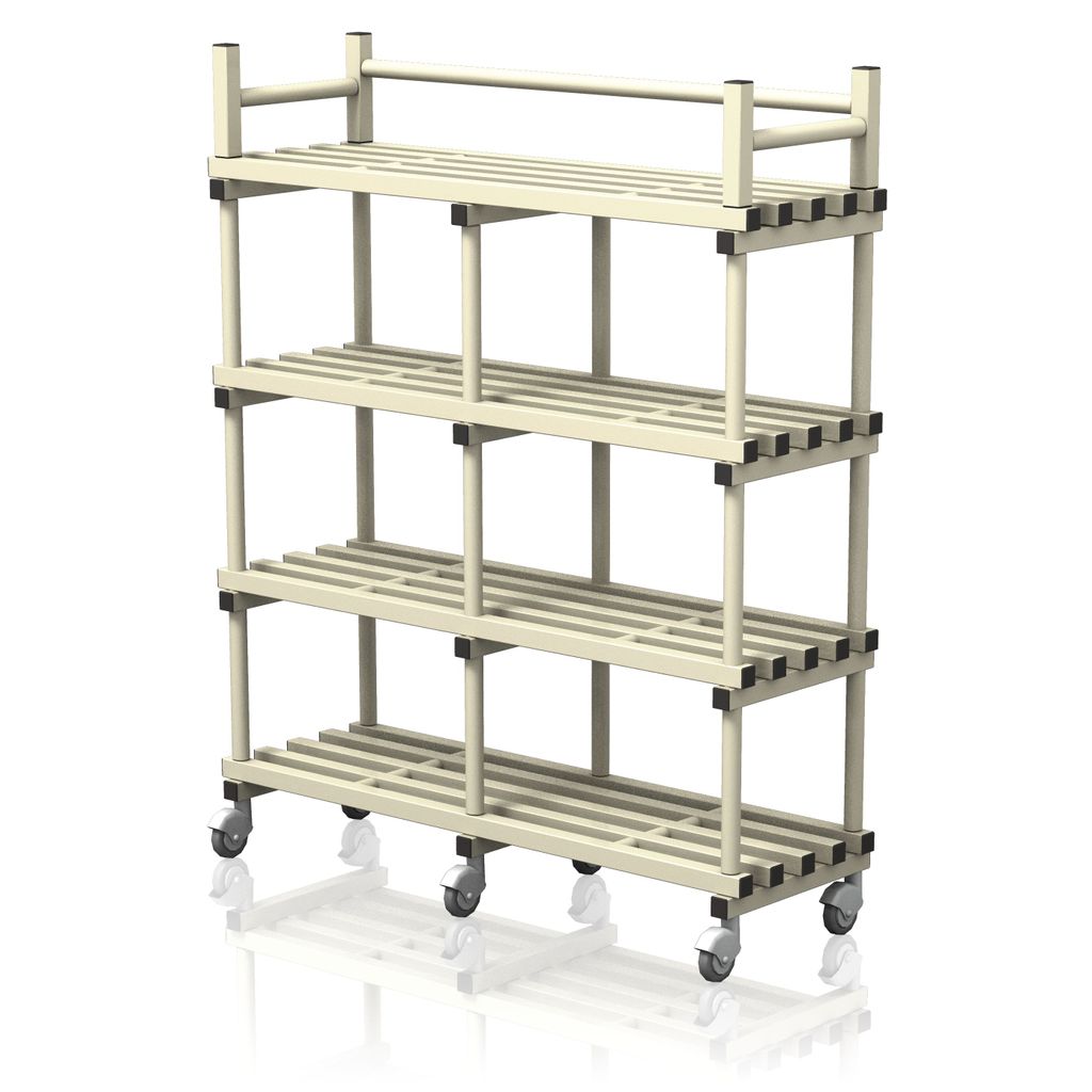 VENDIPLAS MOBILE SHELVING UNIT