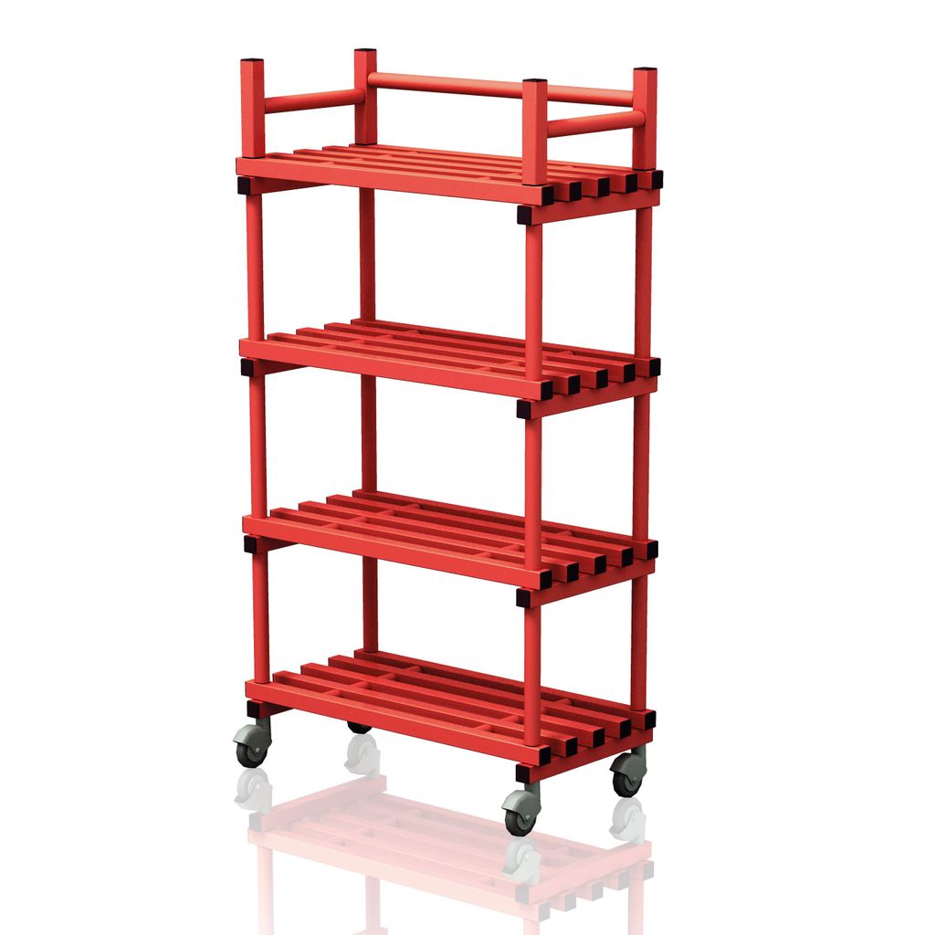 VENDIPLAS MOBILE SHELVING UNIT