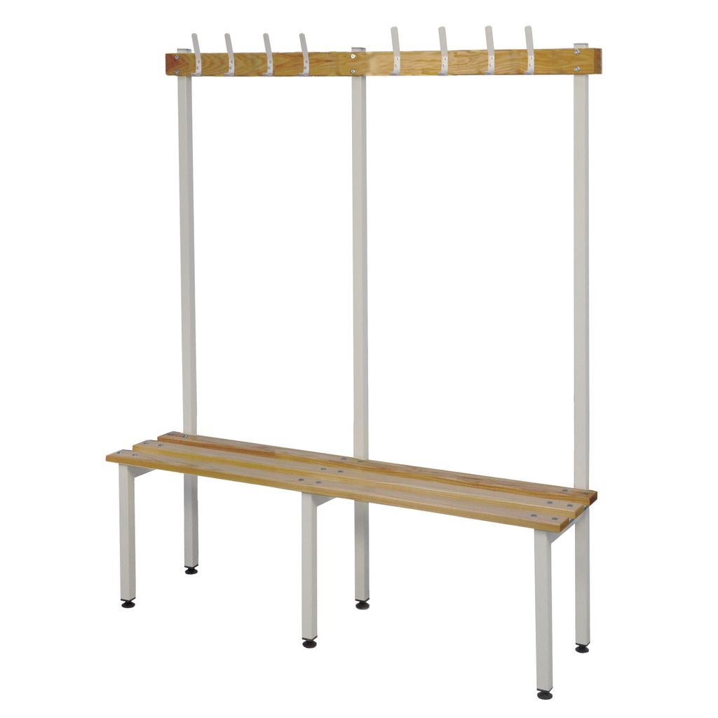 LOCKER ROOM BENCH AND RAIL - 1M