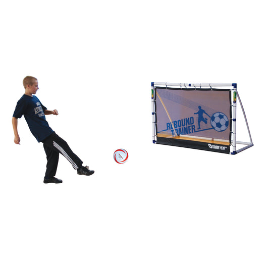 3 IN 1 TARGET SHOT, SOCCER GOAL AND REBOUND TRAINER