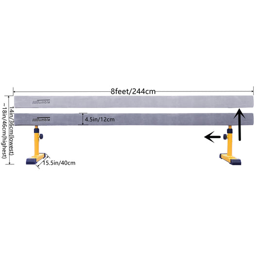 AIRTUMBLE ADJUSTABLE BEAM