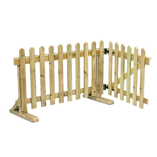 MILLHOUSE MOVABLE FENCE PANEL DIVIDER AND GATE