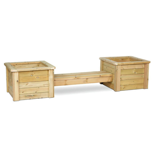 MILLHOUSE PLANTER & BENCH COMBO
