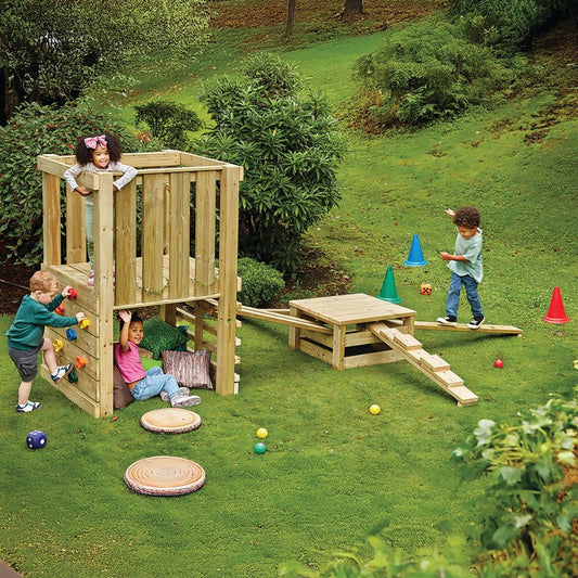 MILLHOUSE PRESCHOOL ADVENTURE CLIMBING SET