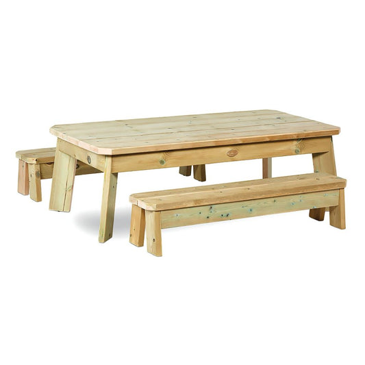 MILLHOUSE RECTANGULAR TABLE & BENCH SET