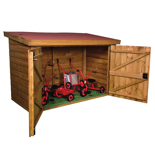 TRIKE STORAGE SHED
