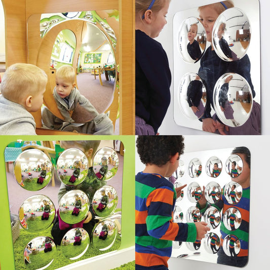 LARGE DOME MIRROR PANEL SET