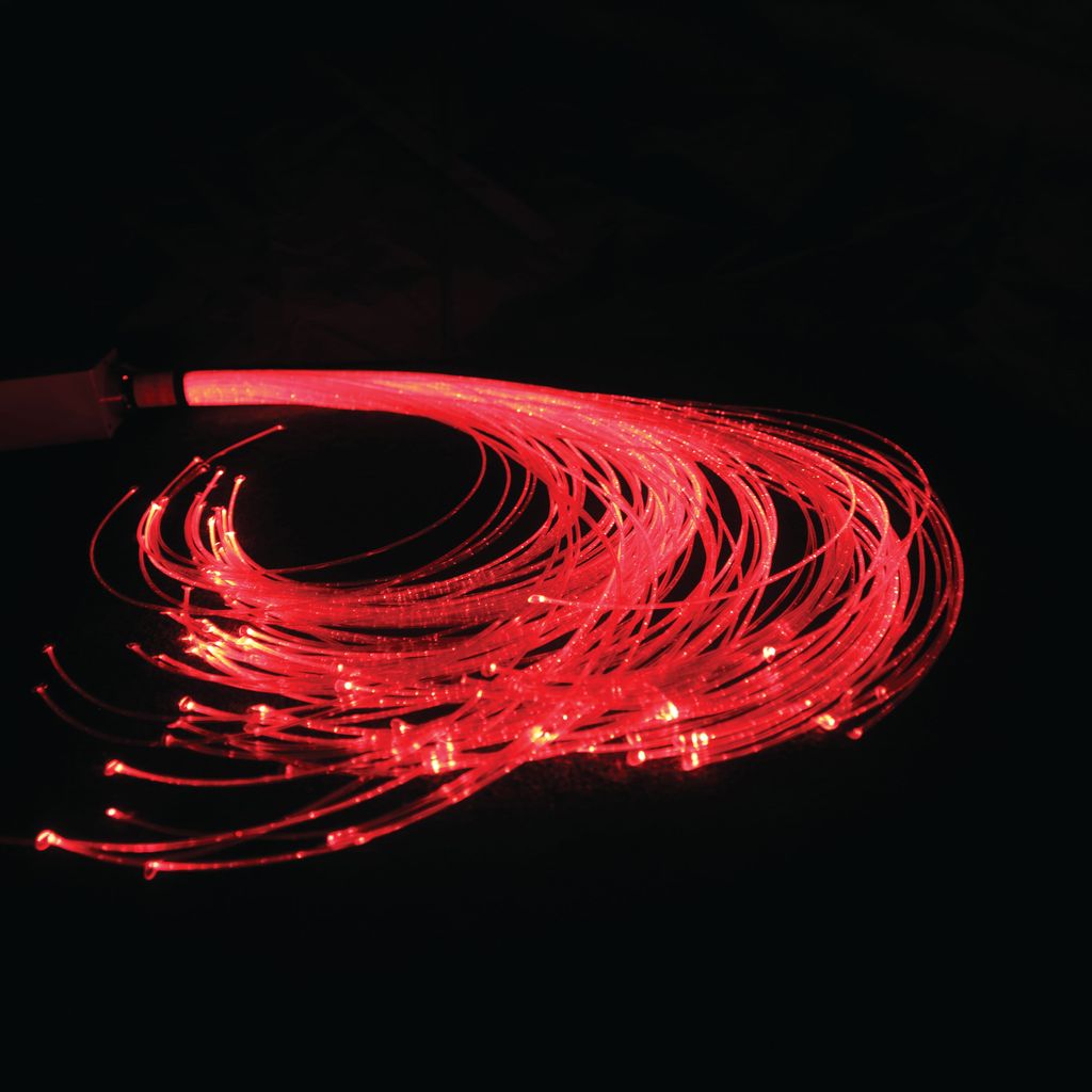 FIBRE OPTIC LIGHT SOURCE AND STRANDS SET