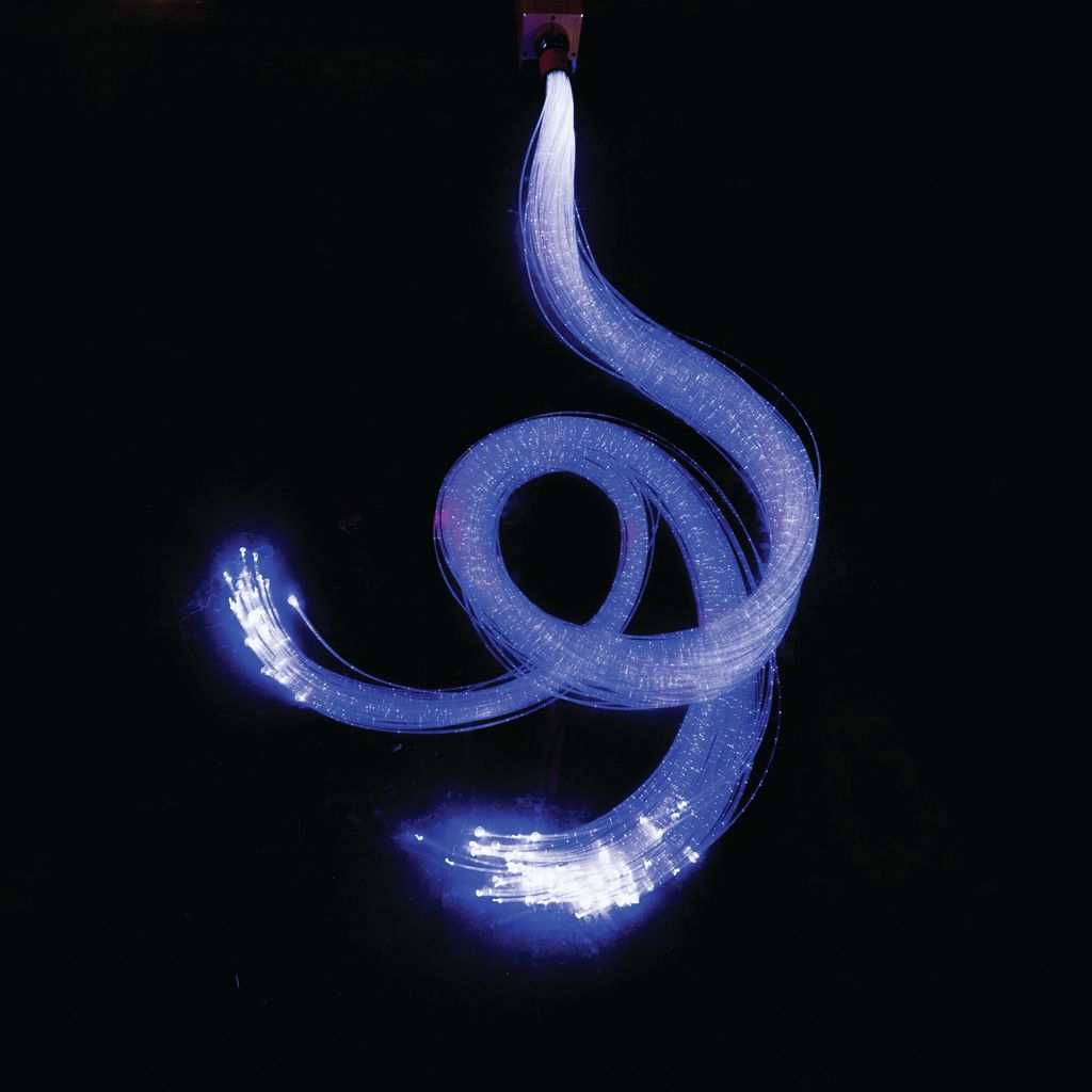 FIBRE OPTIC LIGHT SOURCE AND STRANDS SET