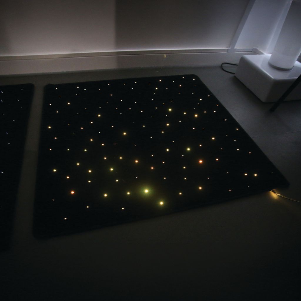 FIBRE OPTIC CARPET AND LIGHT SOURCE SET