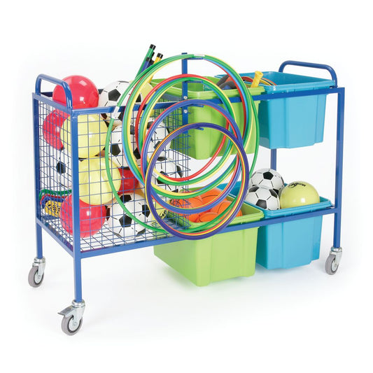 LARGE EQUIPMENT STORAGE TROLLEY