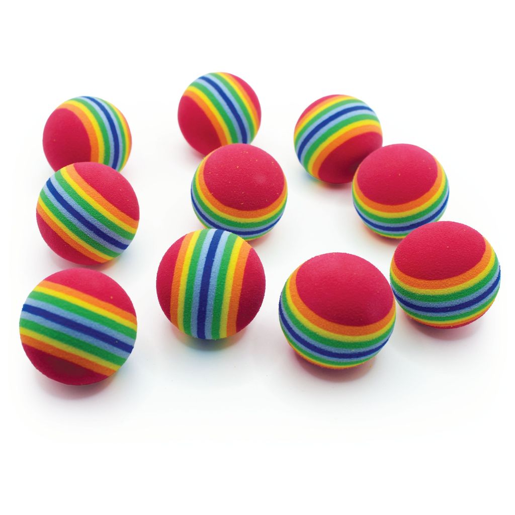 RAINBOW FOAM BALL - 40MM