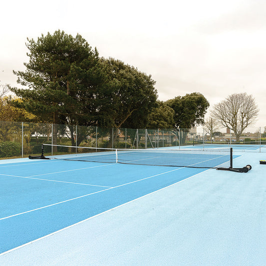 INTEGRALLY WEIGHTED TENNIS POSTS