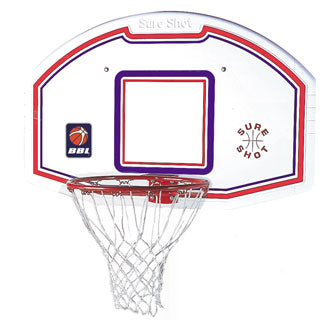 SURE SHOT 506 BASKETBALL BACKBOARD AND RING