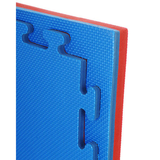 INTERLOCKING JIGSAW MAT BE/RD REVERSIBLE STD FINISH