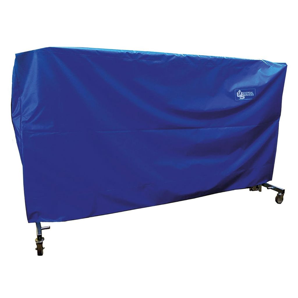 TRAMPOLINE COVER MODEL GM, LIFT/LOWER ROLLER STANDS