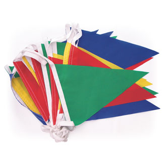 COLOURED NYLON BUNTING FLAG