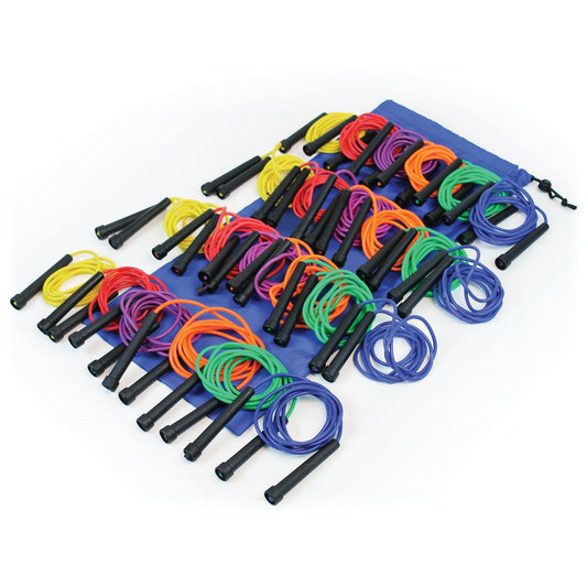 COLOURED PLASTIC SKIPPING ROPES