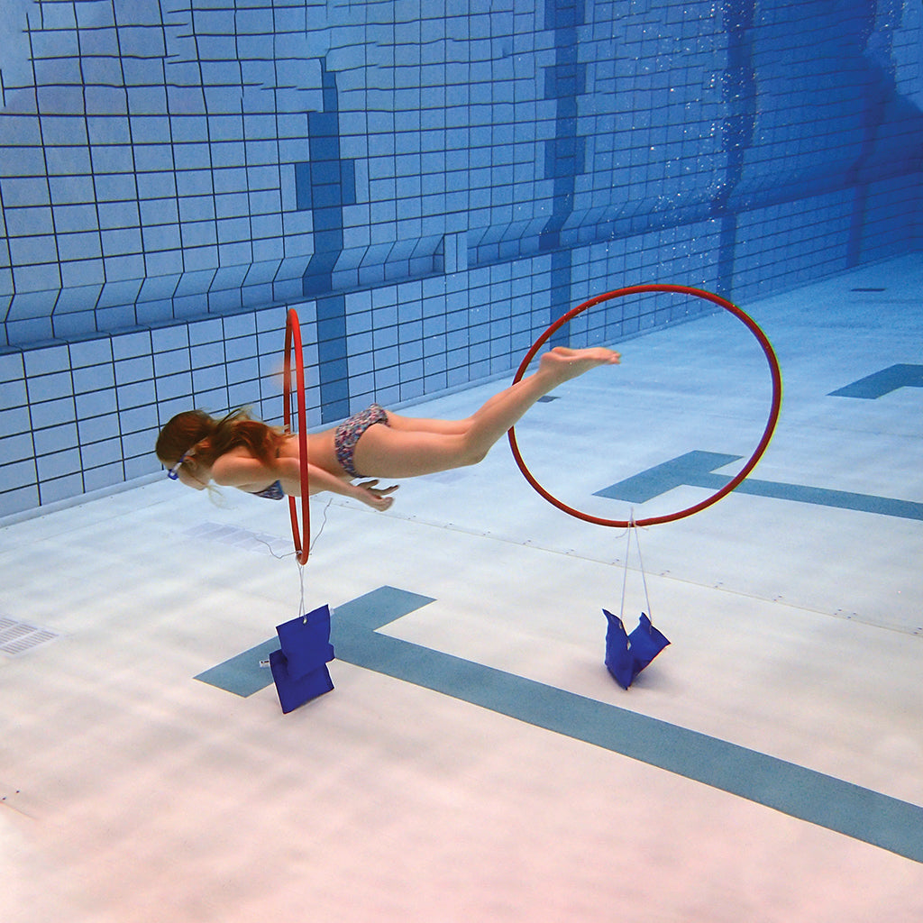 WEIGHTED UNDERWATER SWIMMING HOOPS