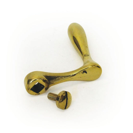 BRASS HANDLE WITH LOCATING SCREW